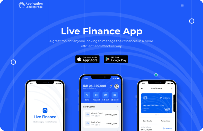 Live finance app